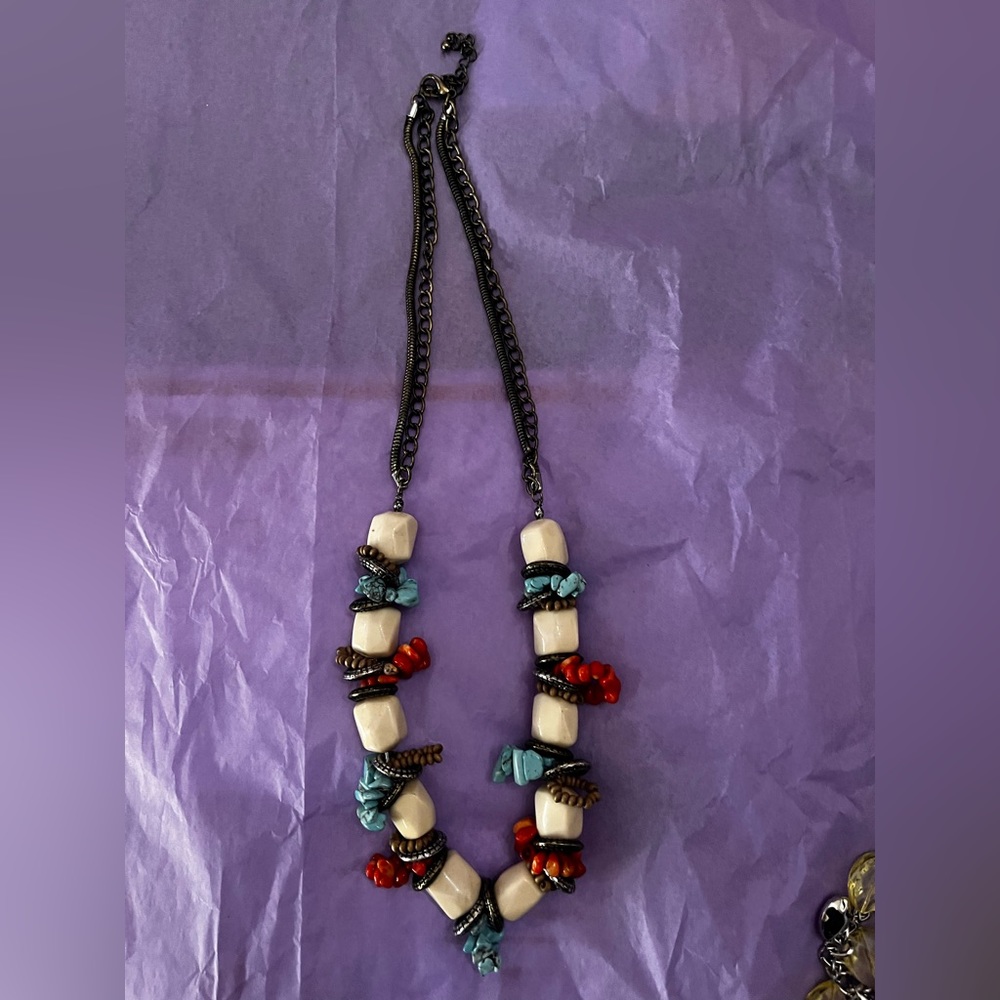 Acrylic Necklace - southwestern vibes
